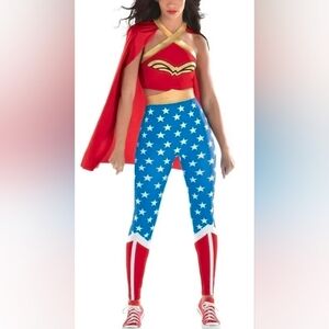 DC Comics Womens Wonder Woman 3 Piece Costume Size Large